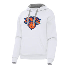 NBA - New York Knicks Antigua Women's Victory Pullover Hoodie - White