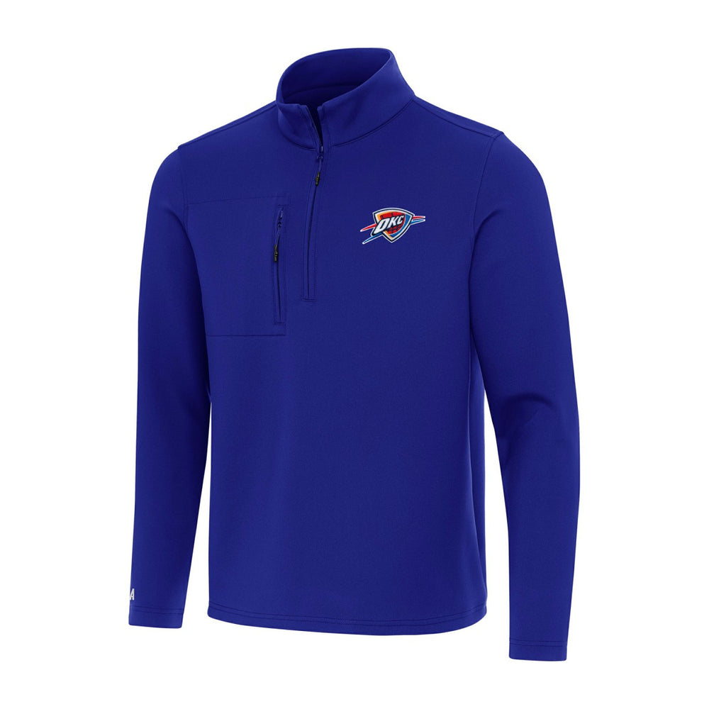 NBA - Oklahoma City Thunder Antigua Insider Quarter-Zip Top - Blue