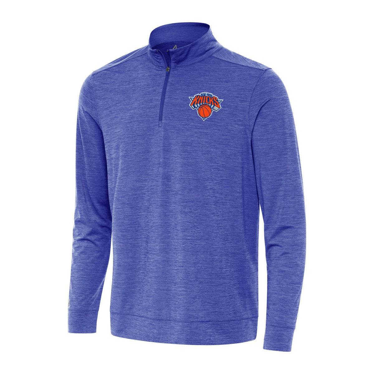 NBA - New York Knicks Antigua Bright Quarter-Zip Top - Heather Royal