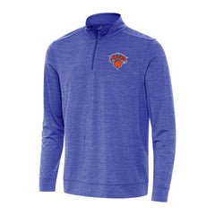 NBA - New York Knicks Antigua Bright Quarter-Zip Top - Heather Royal