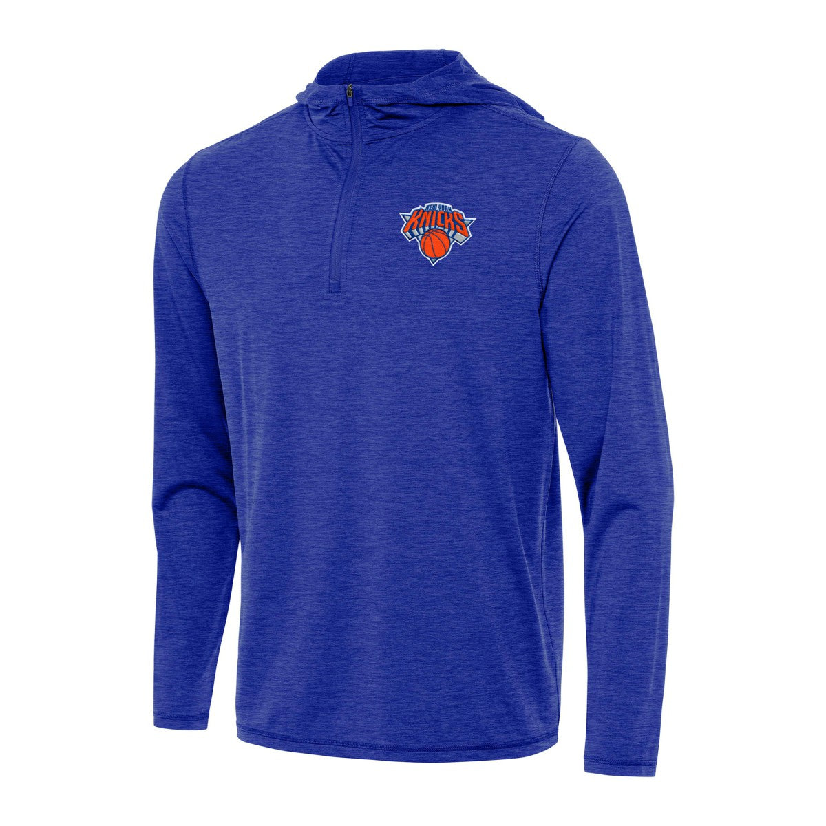 NBA - New York Knicks Antigua Tidy Quarter-Zip Hoodie - Heather Royal