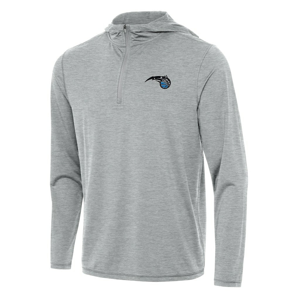 NBA - Orlando Magic Antigua Tidy Quarter-Zip Hoodie - Heather Gray