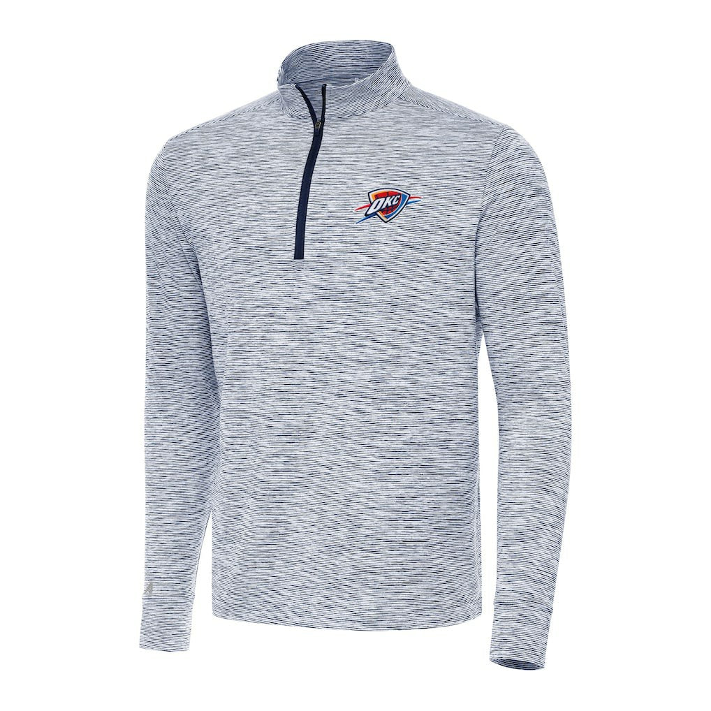 NBA - Oklahoma City Thunder Antigua Cause Quarter-Zip Top - Navy