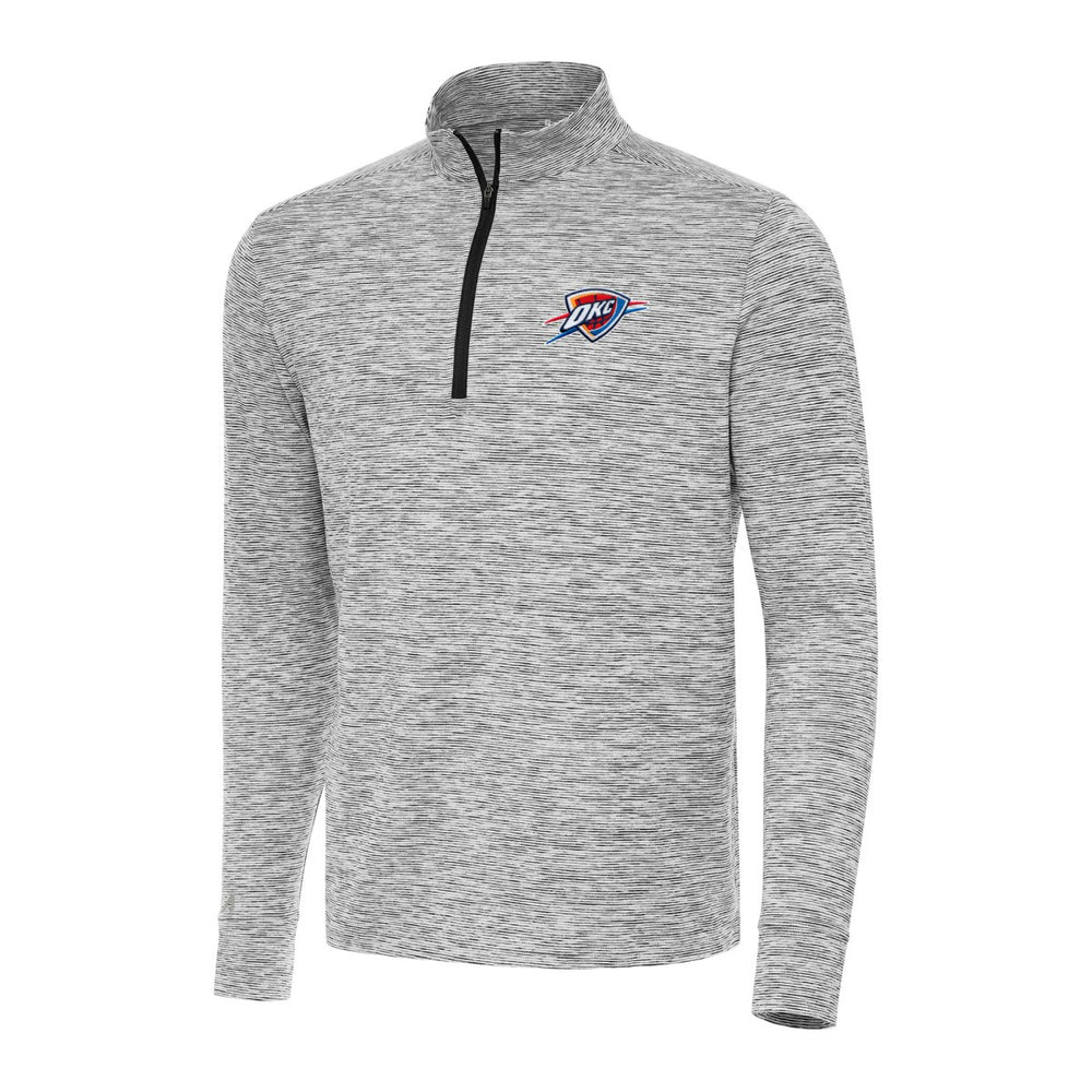 NBA - Oklahoma City Thunder Antigua Cause Quarter-Zip Top - Black