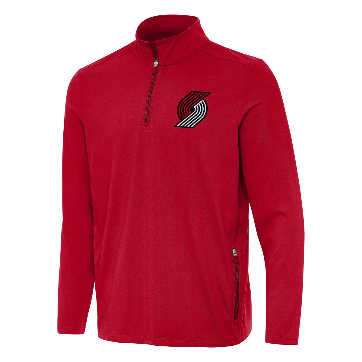 NBA - Portland Trail Blazers Antigua Perilous Quarter-Zip Sweatshirt - Red