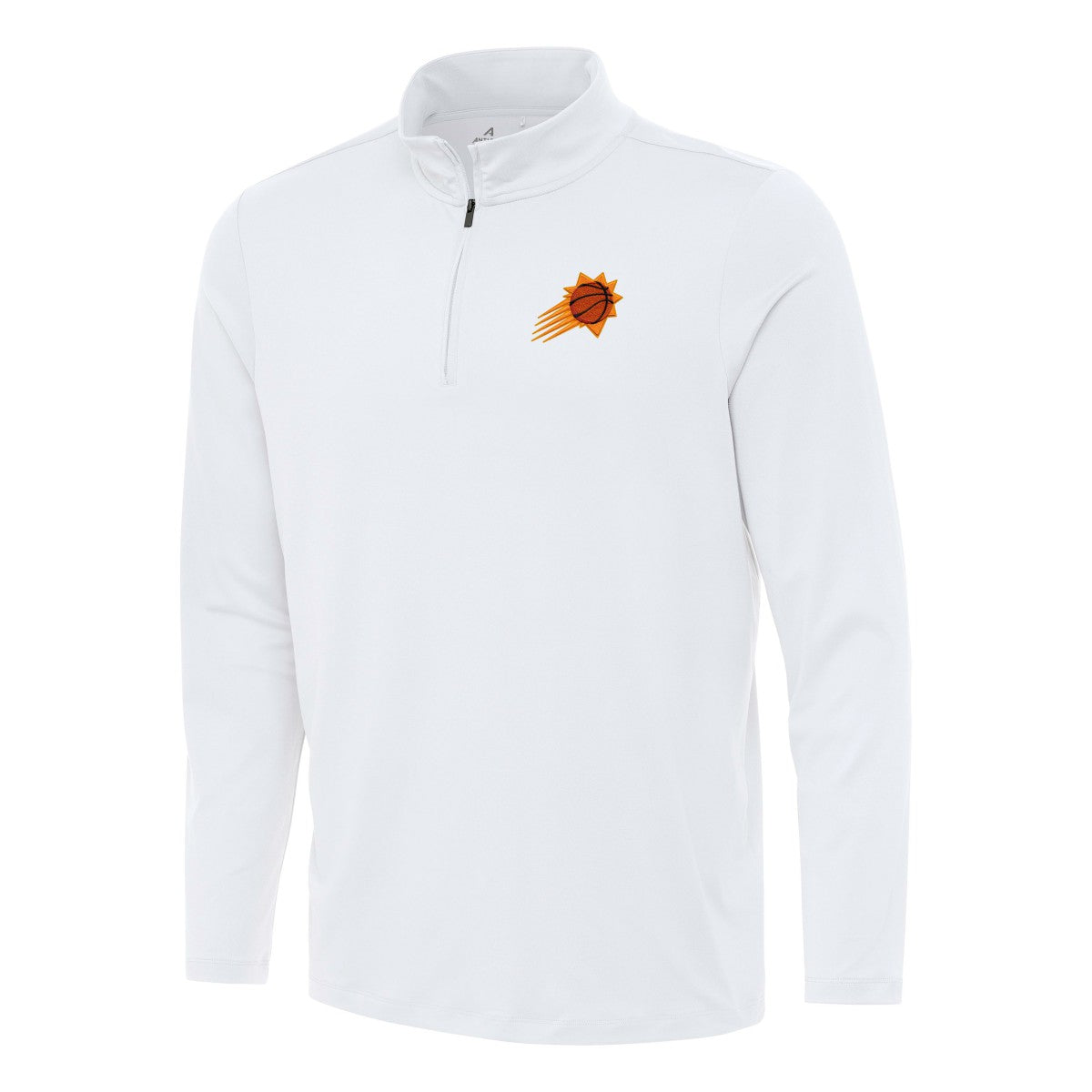 NBA - Phoenix Suns Antigua Reprocess Quarter-Zip Top - White