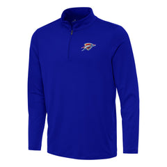 NBA - Oklahoma City Thunder Antigua Reprocess Quarter-Zip Top - Blue