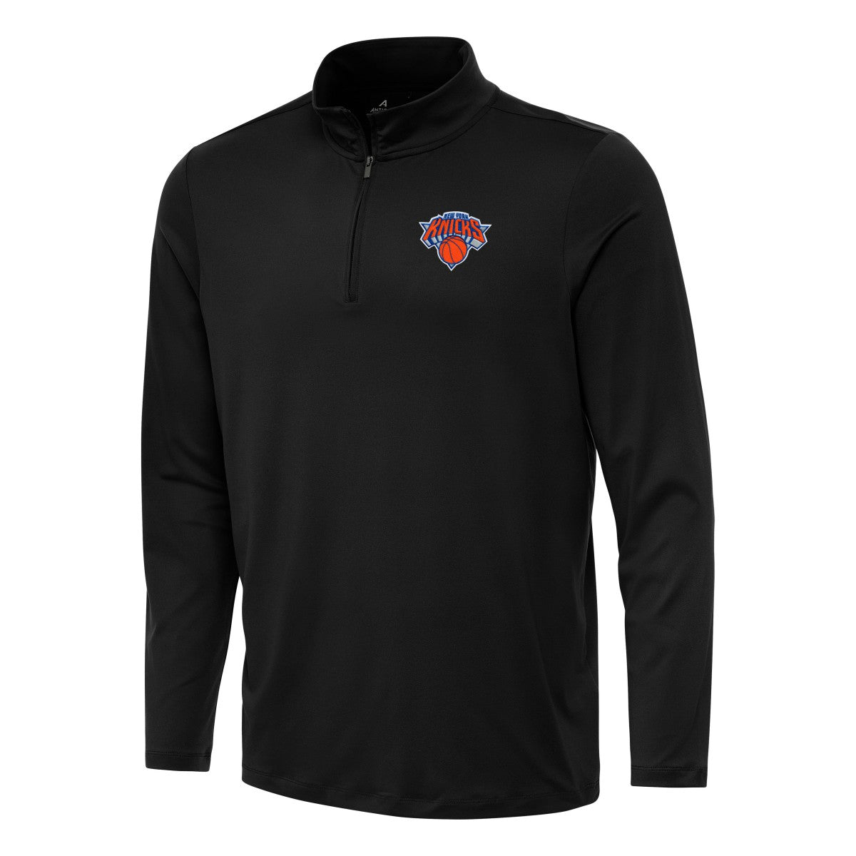 NBA - New York Knicks Antigua Reprocess Quarter-Zip Top - Black