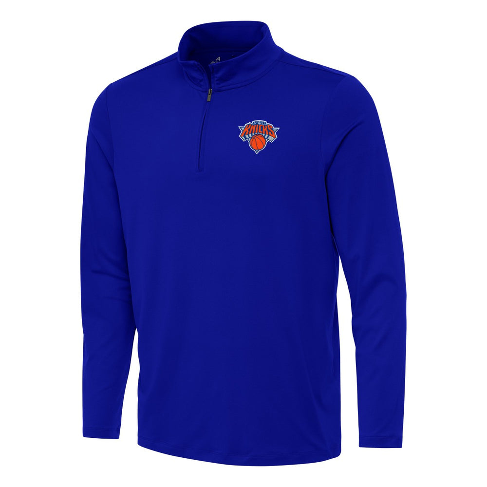 NBA - New York Knicks Antigua Reprocess Quarter-Zip Top - Blue