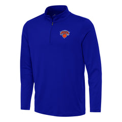NBA - New York Knicks Antigua Reprocess Quarter-Zip Top - Blue