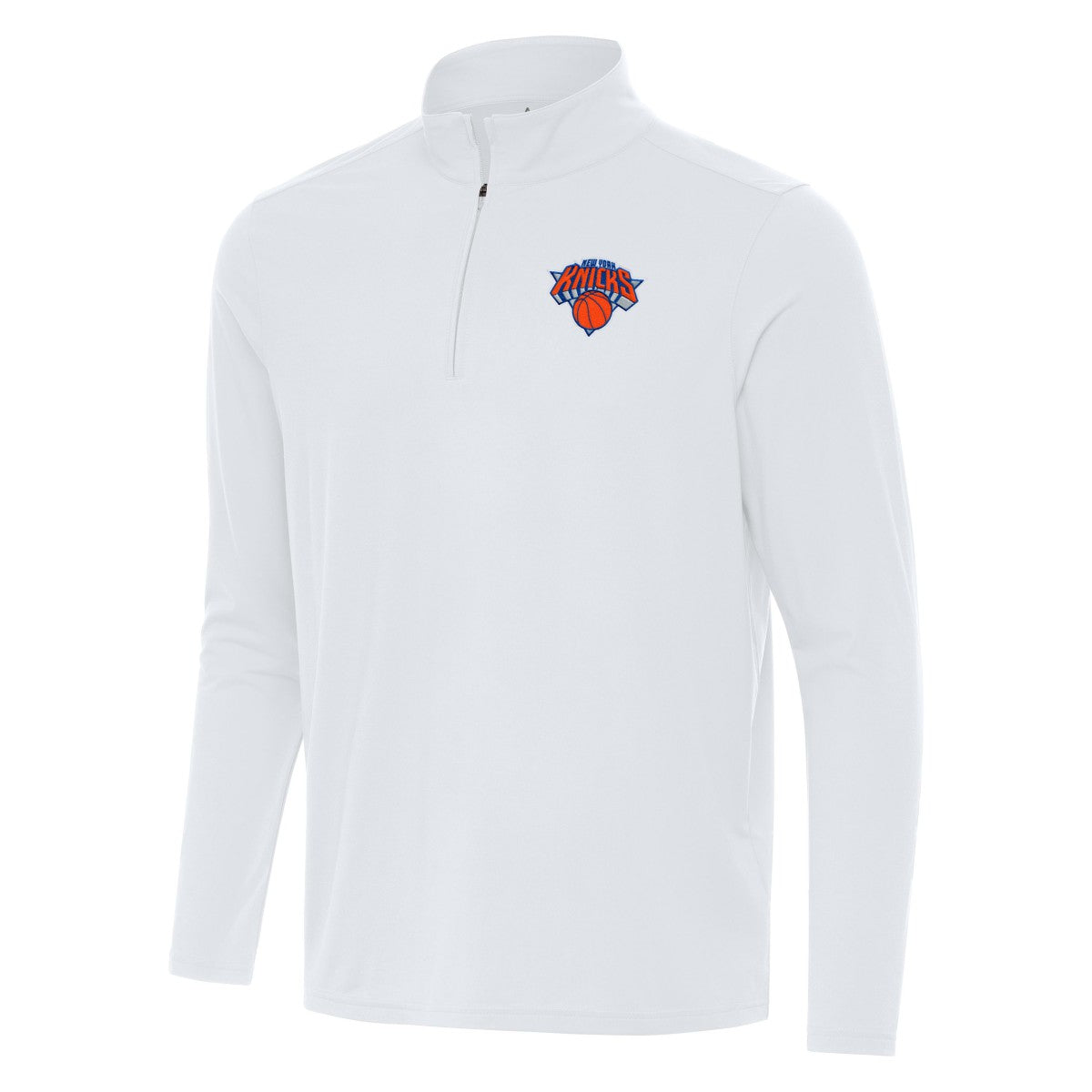 NBA - New York Knicks Antigua Intent Quarter-Zip Top - White
