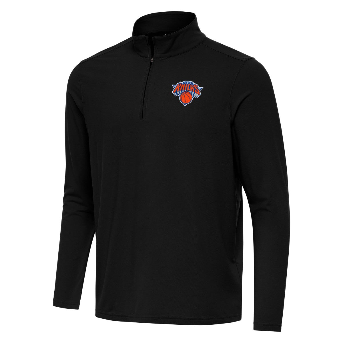 NBA - New York Knicks Antigua Intent Quarter-Zip Top - Black