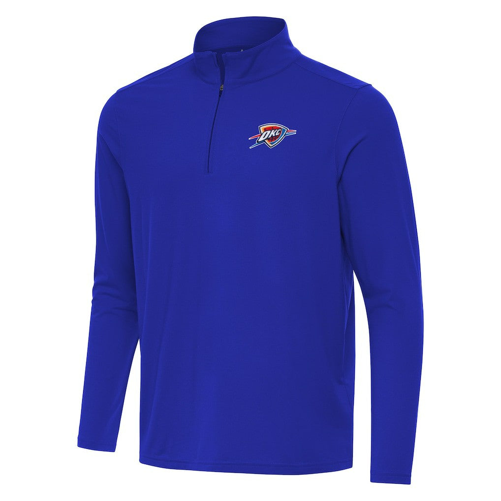 NBA - Oklahoma City Thunder Antigua Intent Quarter-Zip Top - Royal