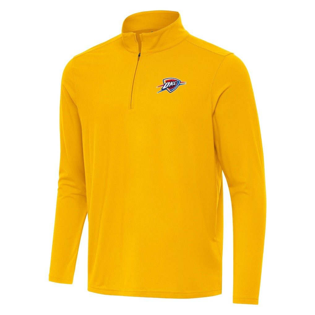 NBA - Oklahoma City Thunder Antigua Intent Quarter-Zip Top - Gold