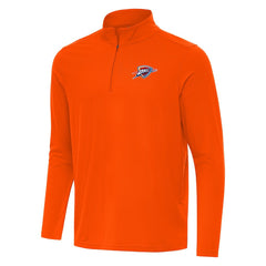 NBA - Oklahoma City Thunder Antigua Intent Quarter-Zip Top - Orange