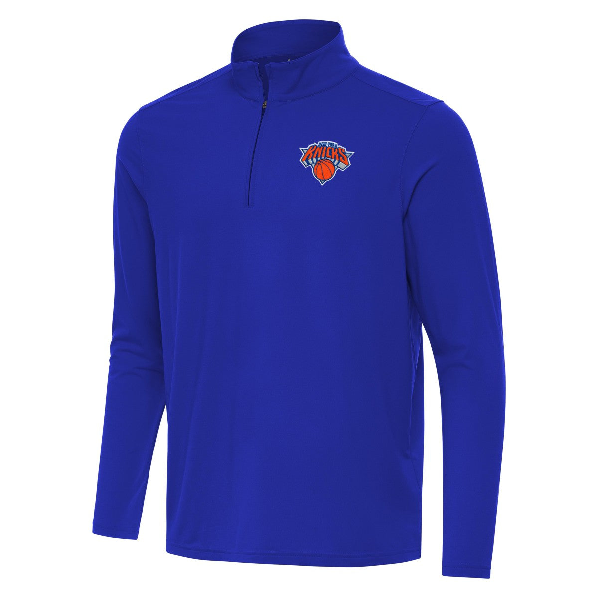 NBA - New York Knicks Antigua Intent Quarter-Zip Top - Royal
