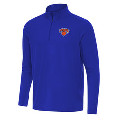 NBA - New York Knicks Antigua Intent Quarter-Zip Top - Royal