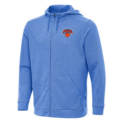 NBA - New York Knicks Antigua Effortless Full-Zip Hoodie Jacket - Heather Blue