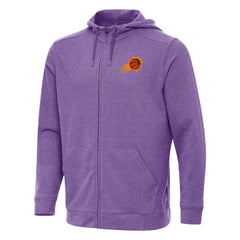 NBA - Phoenix Suns Antigua Effortless Full-Zip Hoodie Jacket - Heather Purple