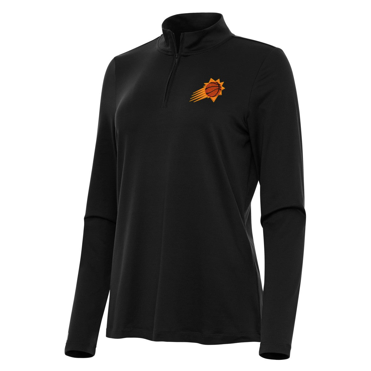 NBA - Phoenix Suns Antigua Women's Reprocess Quarter-Zip Top - Black
