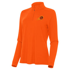 NBA - Phoenix Suns Antigua Women's Intent Quarter-Zip Top - Orange