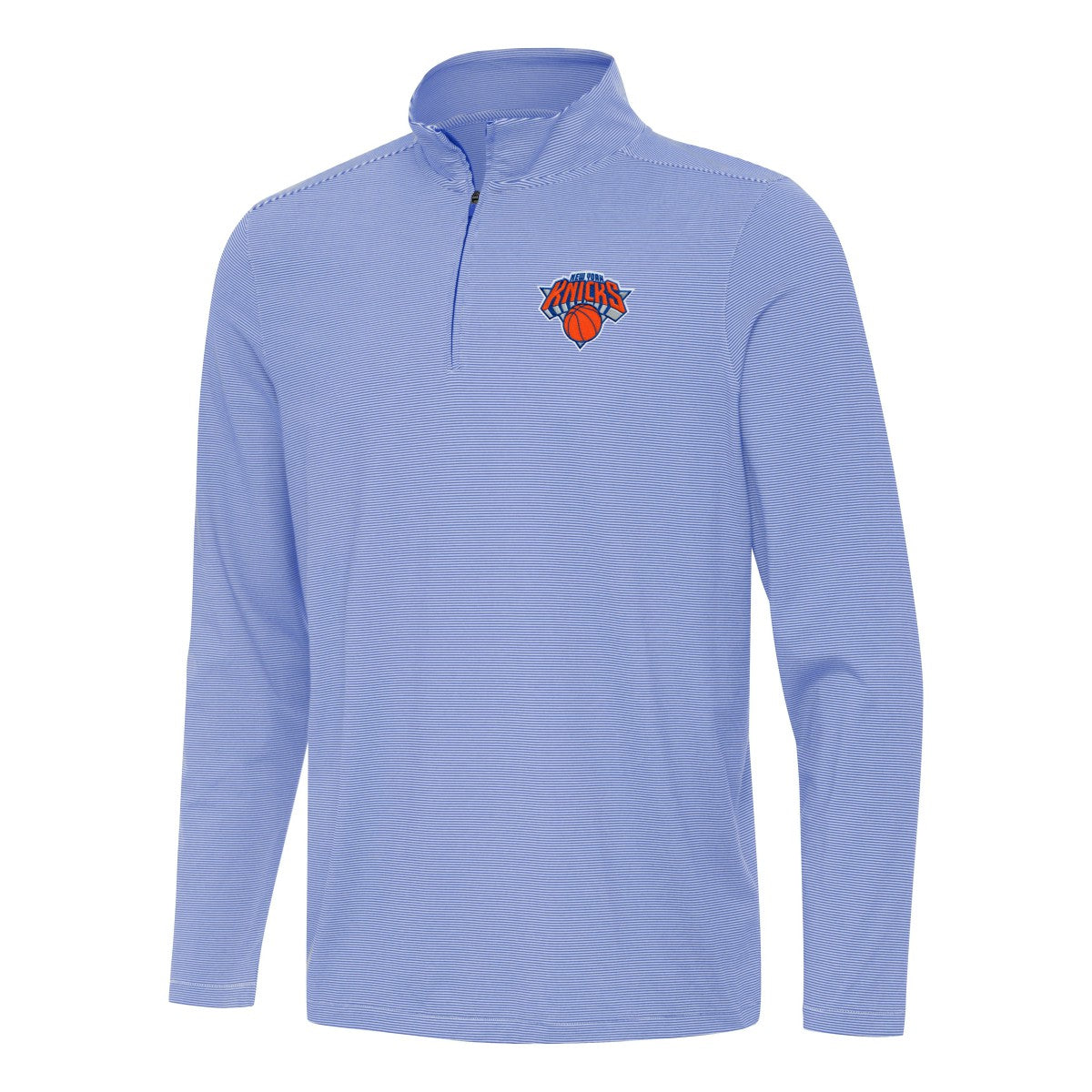 NBA - New York Knicks Antigua Twine Quarter-Zip Top - Royal