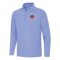 NBA - New York Knicks Antigua Twine Quarter-Zip Top - Royal