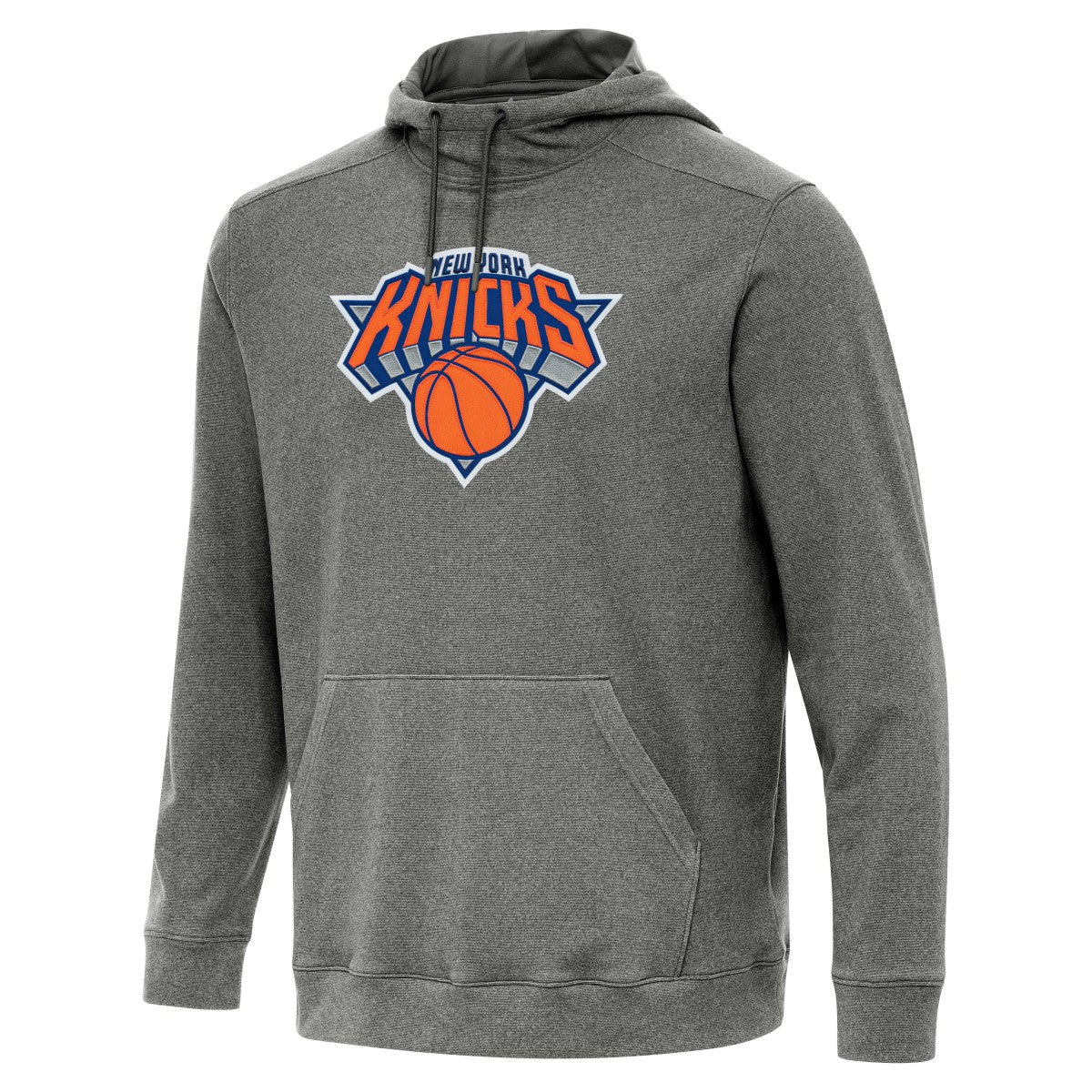 NBA - New York Knicks Antigua Cloud Pullover Hoodie - Heather Black