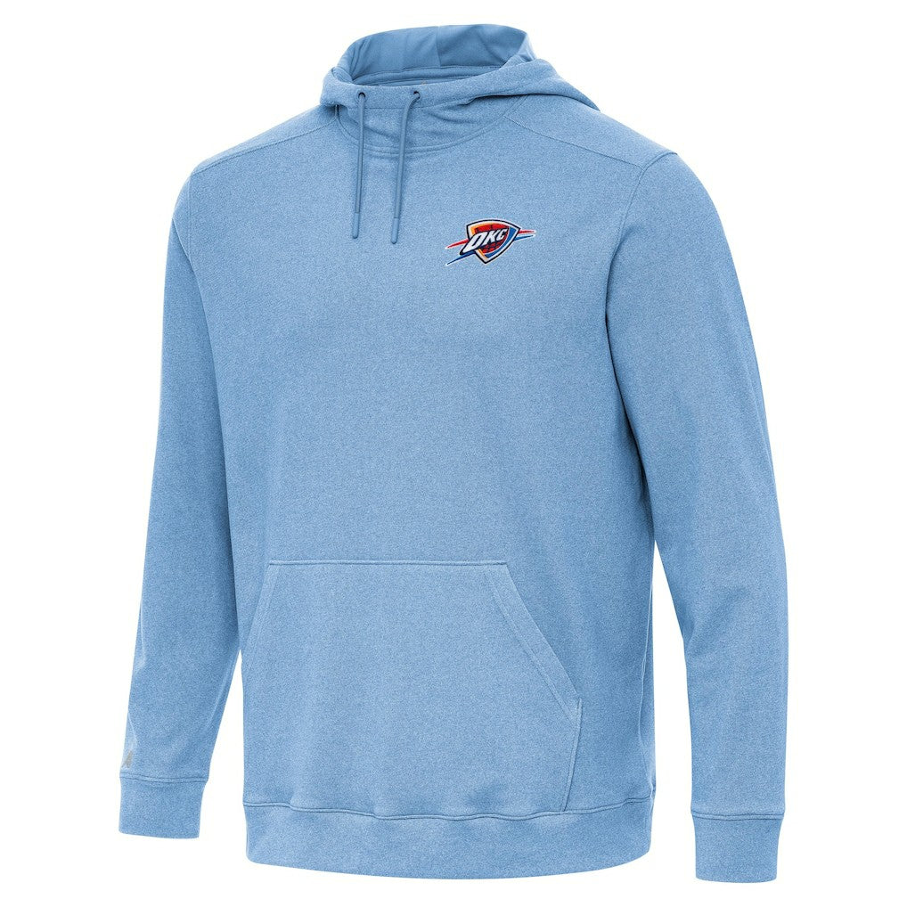 NBA - Oklahoma City Thunder Antigua Cloud Pullover Hoodie - Heather Powder Blue