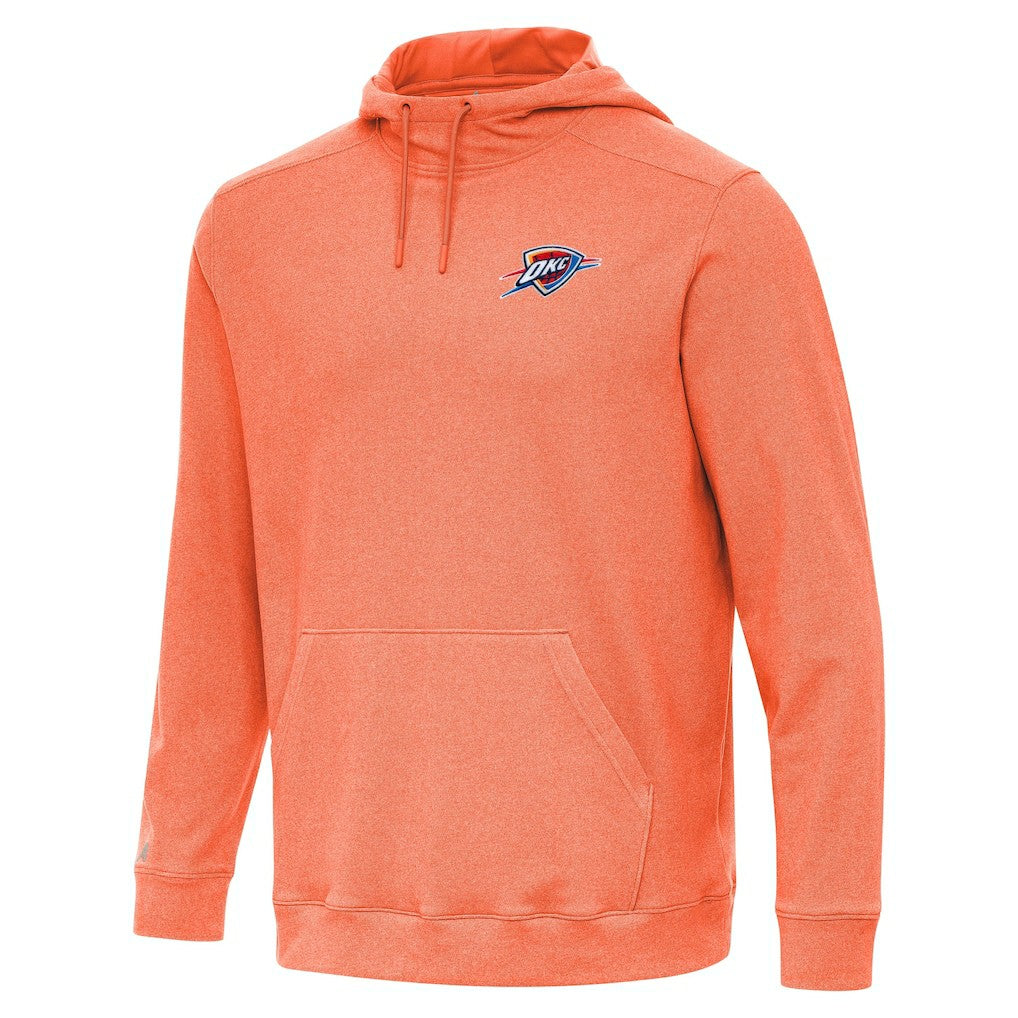 NBA - Oklahoma City Thunder Antigua Cloud Pullover Hoodie - Heather Orange