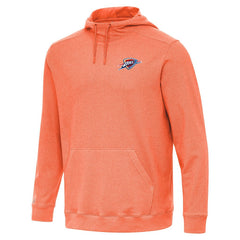 NBA - Oklahoma City Thunder Antigua Cloud Pullover Hoodie - Heather Orange