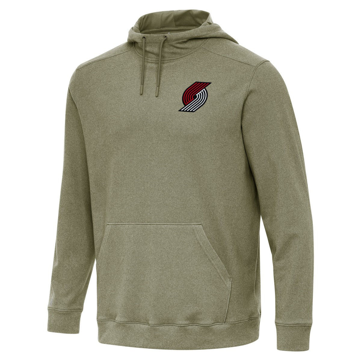 NBA - Portland Trail Blazers Antigua Cloud Pullover Hoodie - Heather Olive