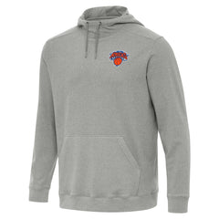 NBA - New York Knicks Antigua Cloud Pullover Hoodie - Heather Gray