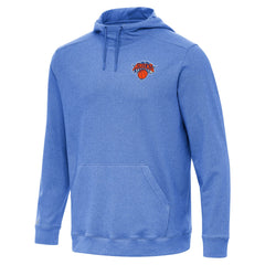 NBA - New York Knicks Antigua Cloud Pullover Hoodie - Heather Blue