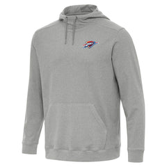 NBA - Oklahoma City Thunder Antigua Cloud Pullover Hoodie - Heather Gray