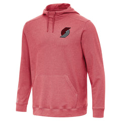 NBA - Portland Trail Blazers Antigua Cloud Pullover Hoodie - Heather Red