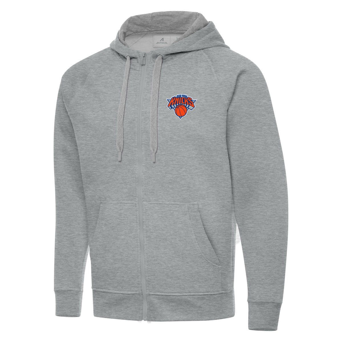 NBA - New York Knicks Antigua Big & Tall Victory Full-Zip Hoodie - Heather Gray
