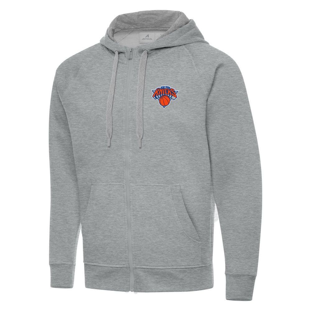 NBA - New York Knicks Antigua Big & Tall Victory Full-Zip Hoodie - Heather Gray