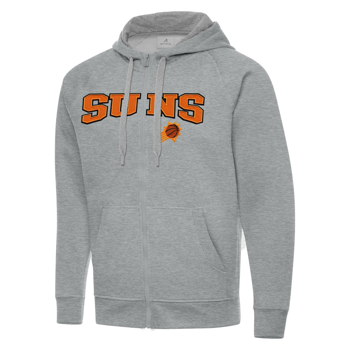 NBA - Phoenix Suns Antigua Big & Tall Victory Full-Zip Hoodie Jacket - Heather Gray