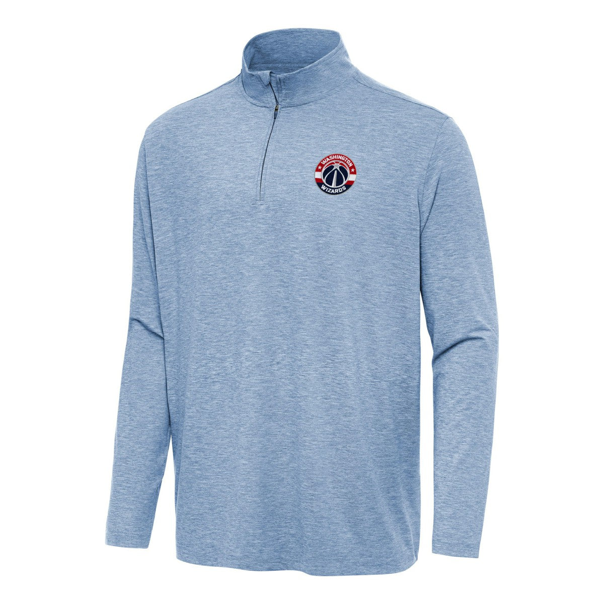 NBA - Washington Wizards Antigua Hunk Quarter-Zip Top - Heather Aqua