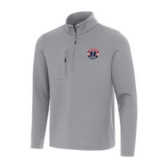 NBA - Washington Wizards Antigua Insider Quarter-Zip Top - Gray