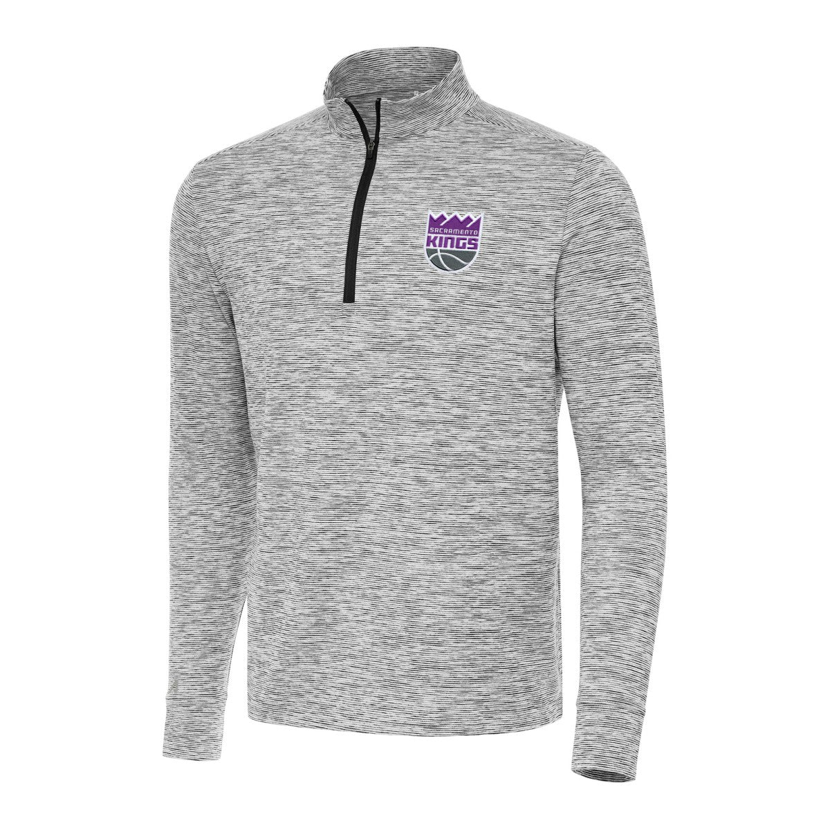 NBA - Sacramento Kings Antigua Cause Quarter-Zip Top - Black