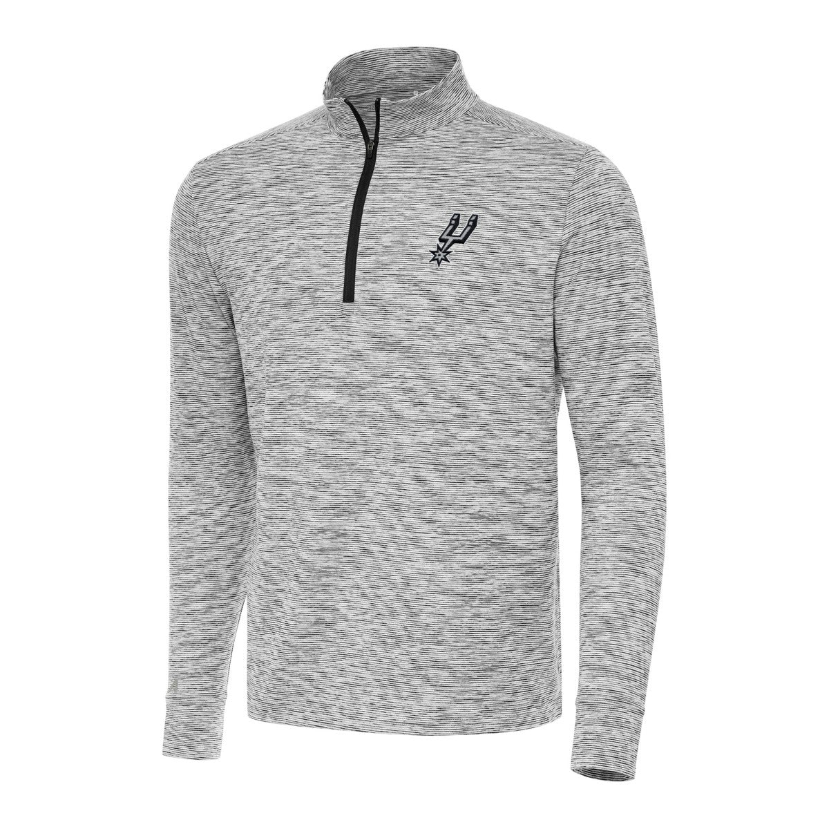 NBA - San Antonio Spurs Antigua Cause Quarter-Zip Top - Black