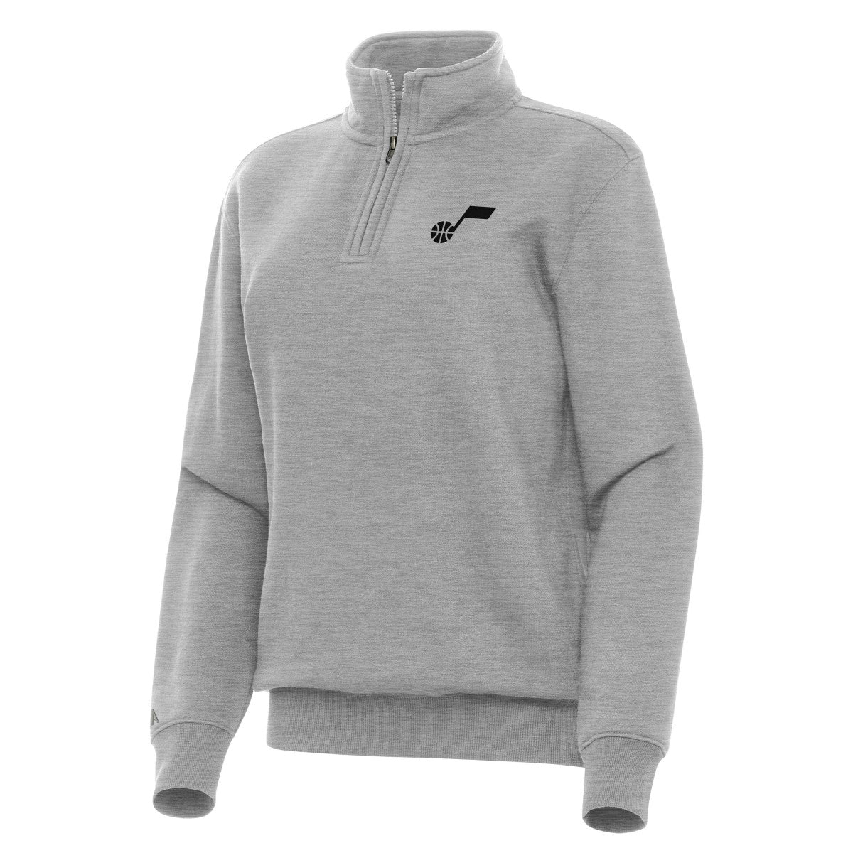 NBA - Utah Jazz Antigua Women's Victory Quarter-Zip Sweatshirt - Heather Gray