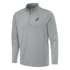 NBA - San Antonio Spurs Antigua Reprocess Quarter-Zip Top - Gray