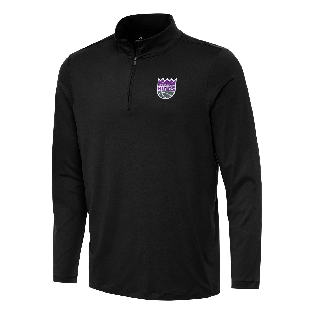 NBA - Sacramento Kings Antigua Reprocess Quarter-Zip Top - Black