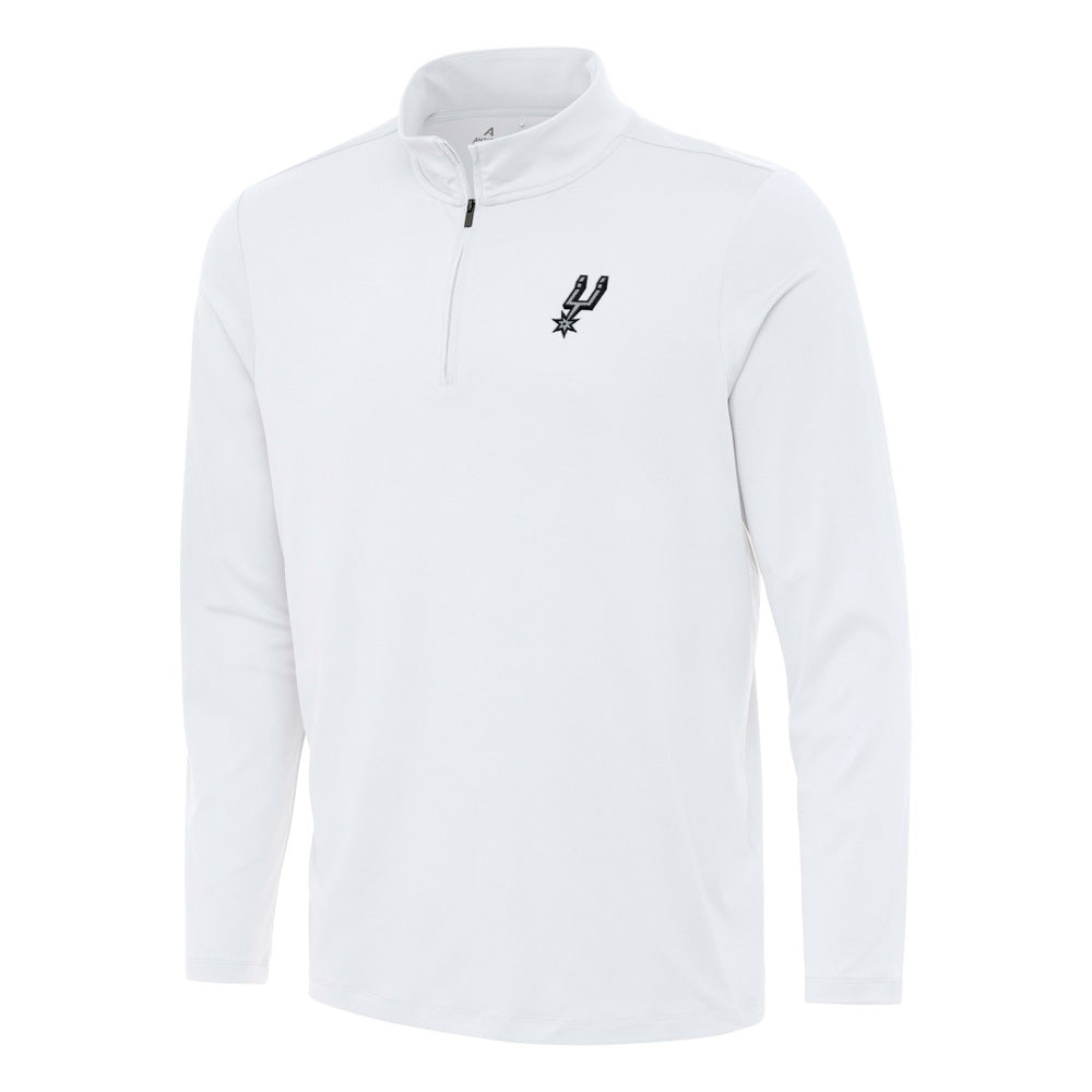 NBA - San Antonio Spurs Antigua Reprocess Quarter-Zip Top - White