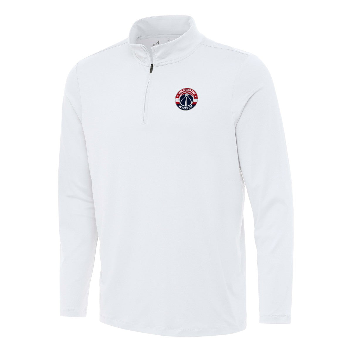 NBA - Washington Wizards Antigua Reprocess Quarter-Zip Top - White