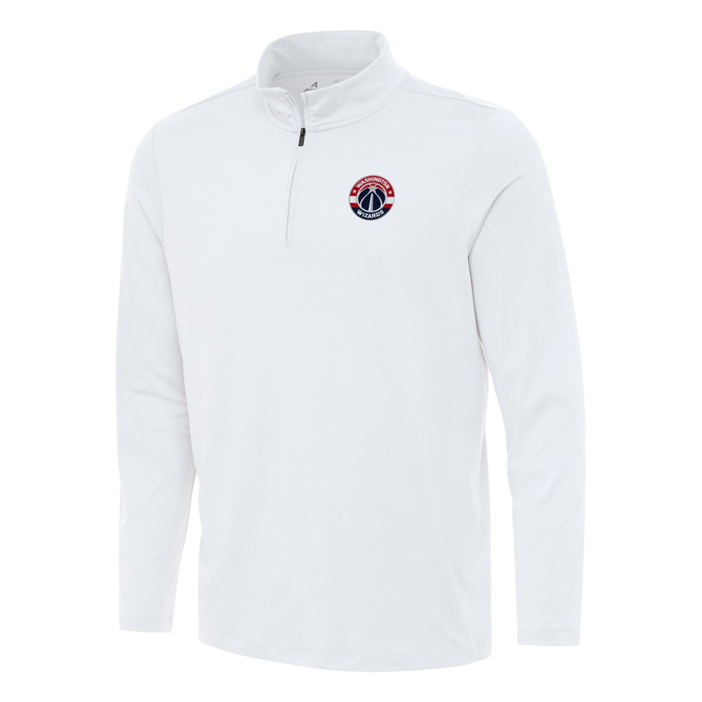 NBA - Washington Wizards Antigua Reprocess Quarter-Zip Top - White