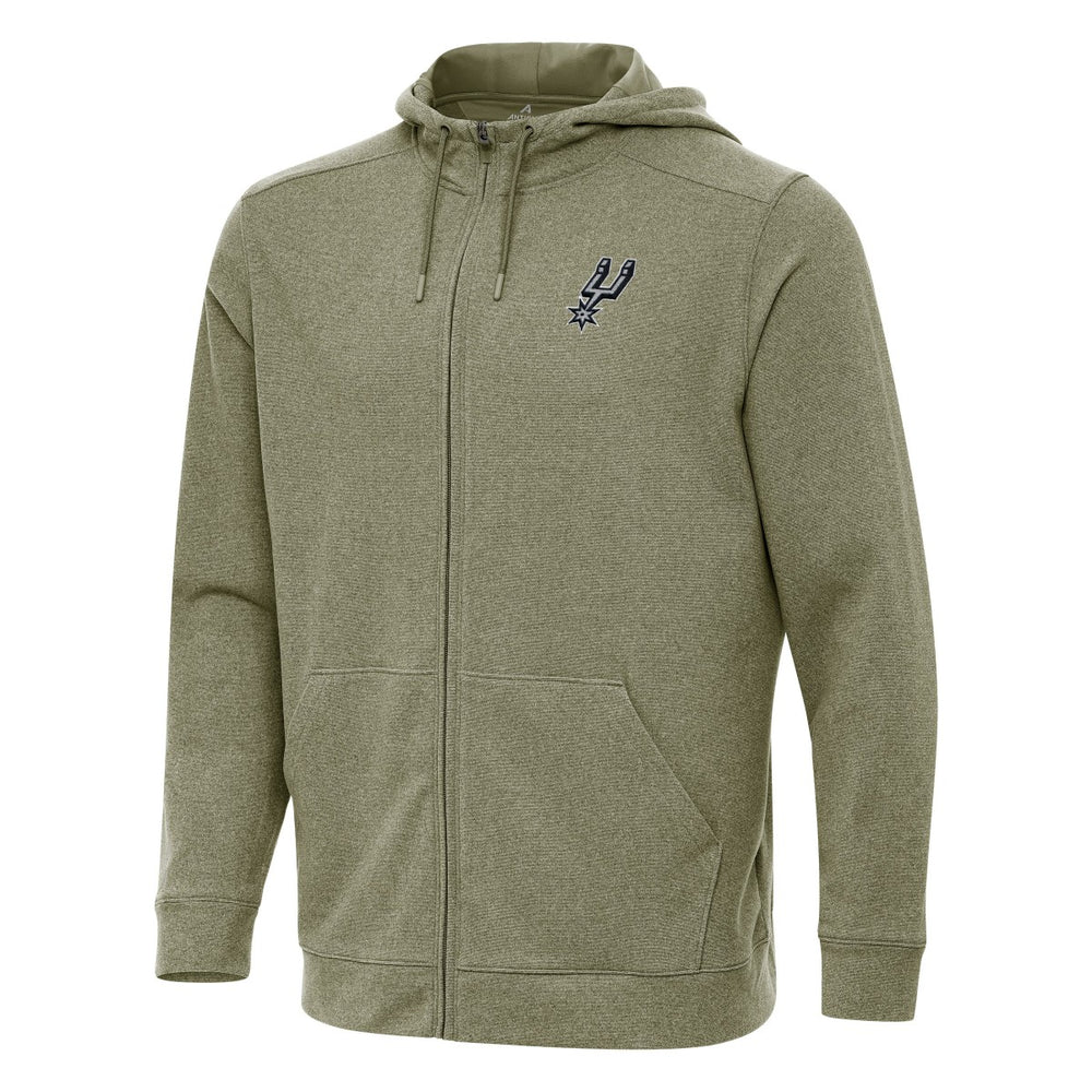 NBA - San Antonio Spurs Antigua Effortless Full-Zip Hoodie Jacket - Olive